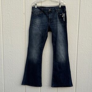 Mavi Peace Denim Jeans Women’s Size 31 Mid-Rise Flare Shaded Tribeca New